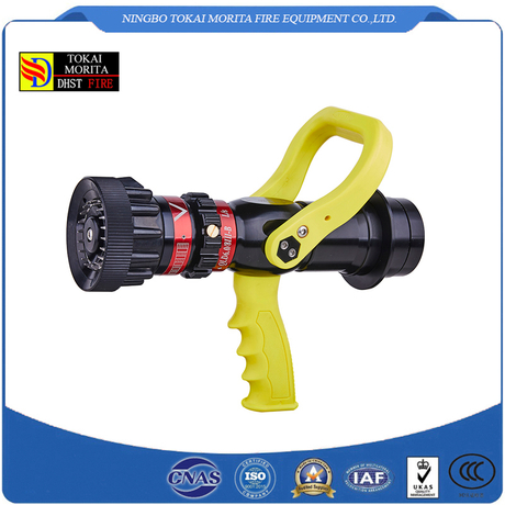 Boquilla para manguera contra incendios, 1-1/2″ NST, boquilla de gal&oacute;n seleccionable, 30-60-95-125 GPM, cuerpo de aluminio, QLD6.0/8III-B
